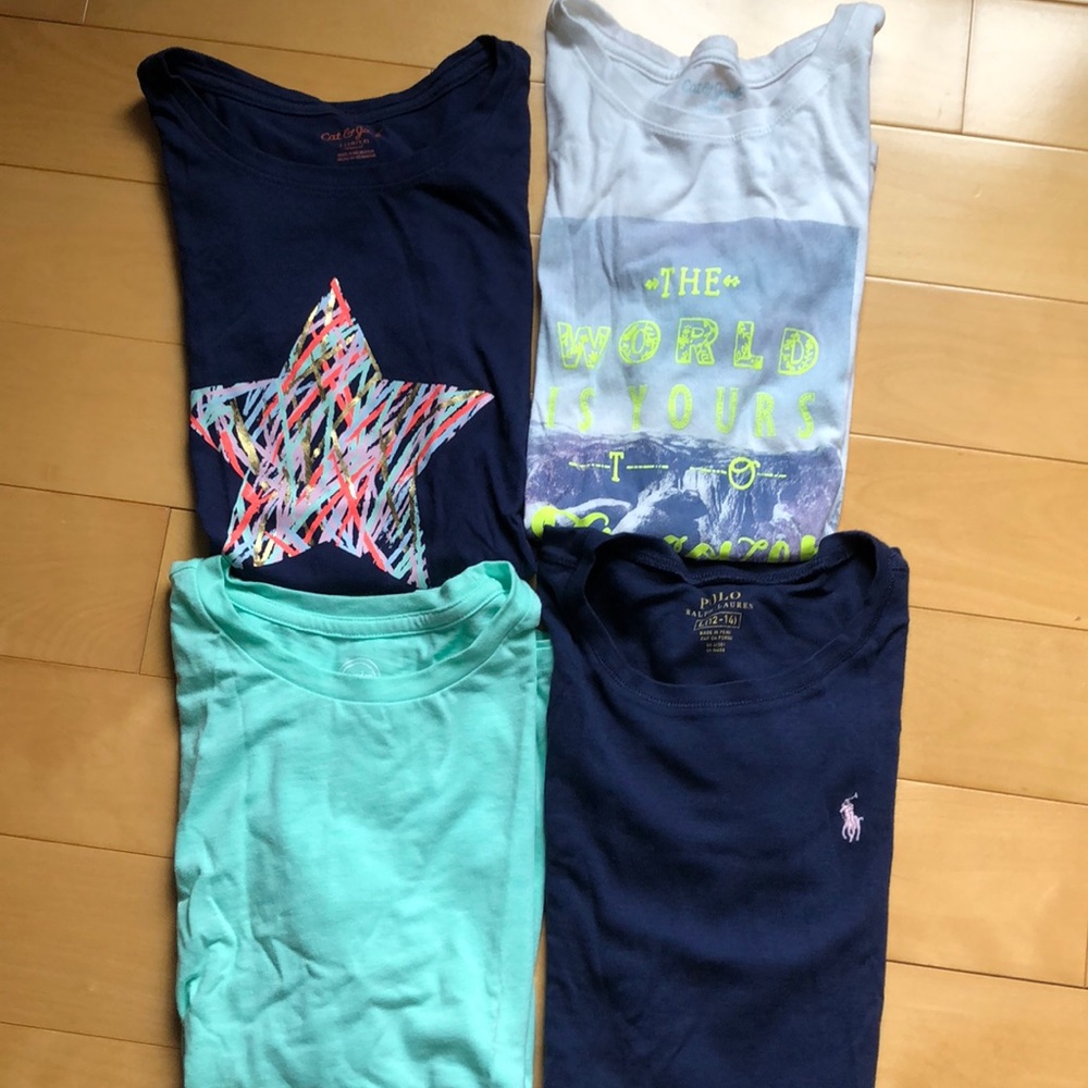 T shirt bundle 4 shirt sleeve shirts